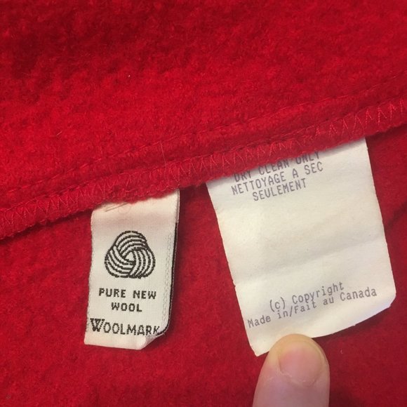 COPY - Vintage OS Tundra Sport Canada Wool Cape Coat Poncho - Picture 7 of 11